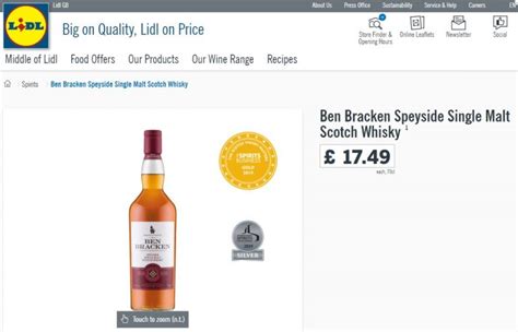 lidl ben bracken speyside review.